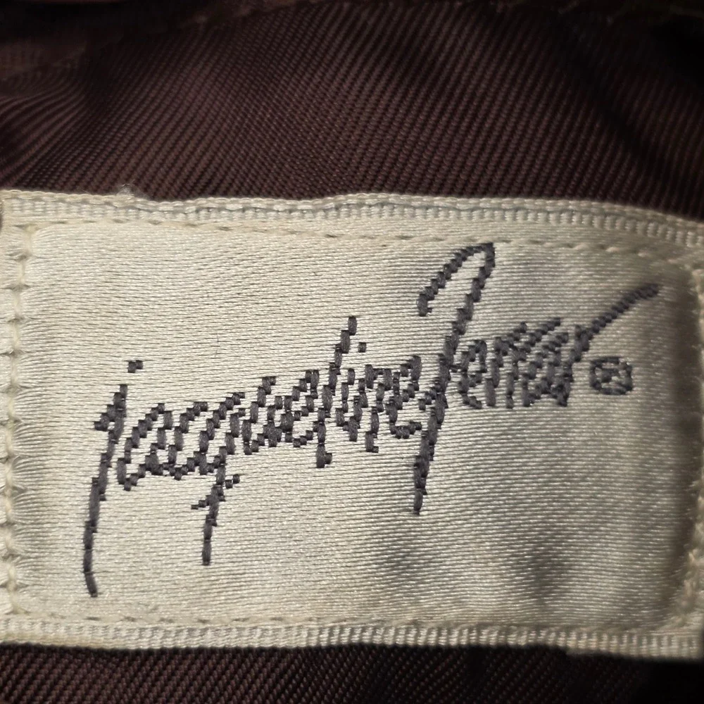 Jacqueline Ferrar Brown Crochet Crossbody‎ Bag Handmade Indonesia Small Purse